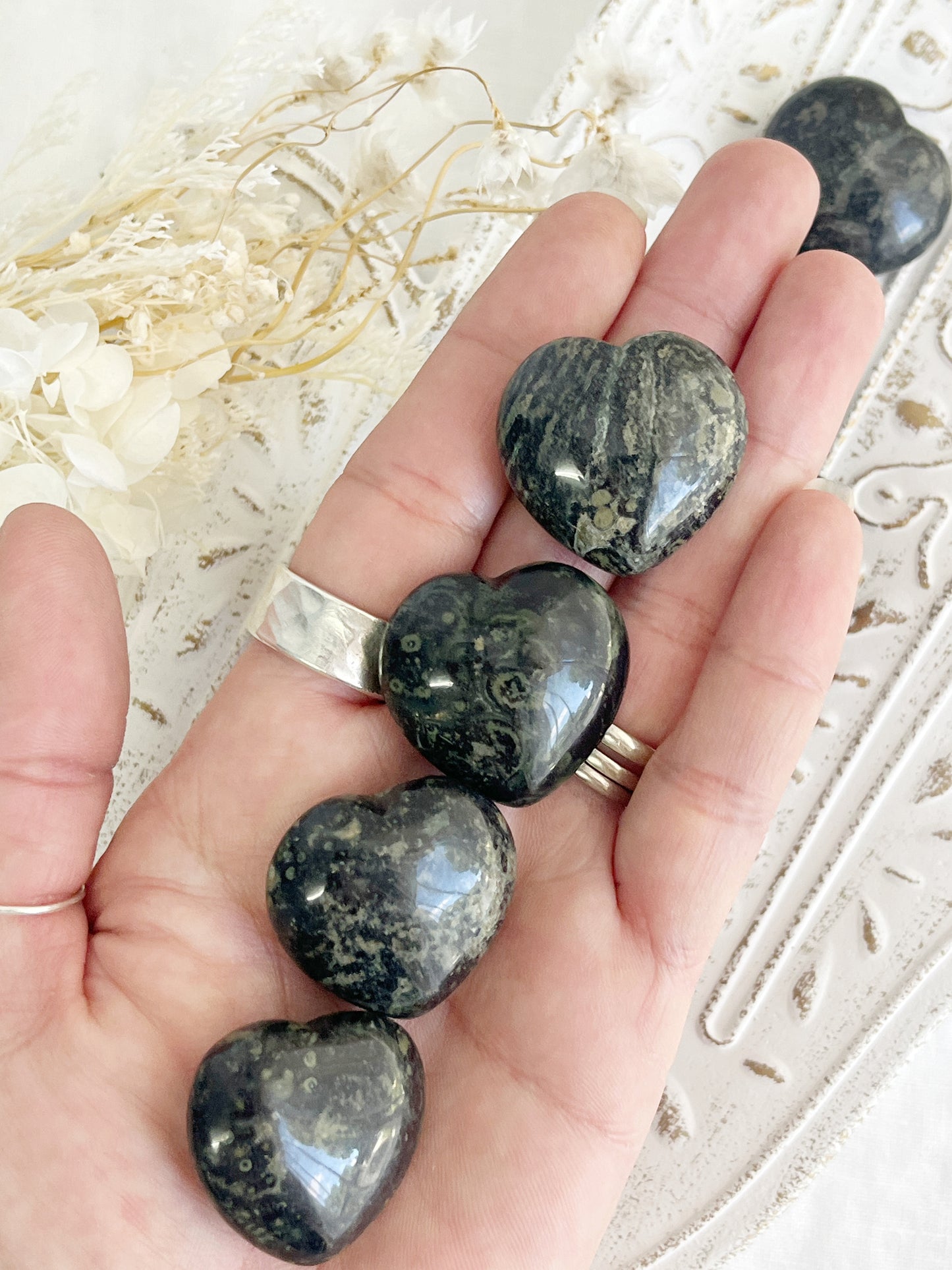 KAMBABA JASPER MINI HEART || INTUITIVELY CHOSEN