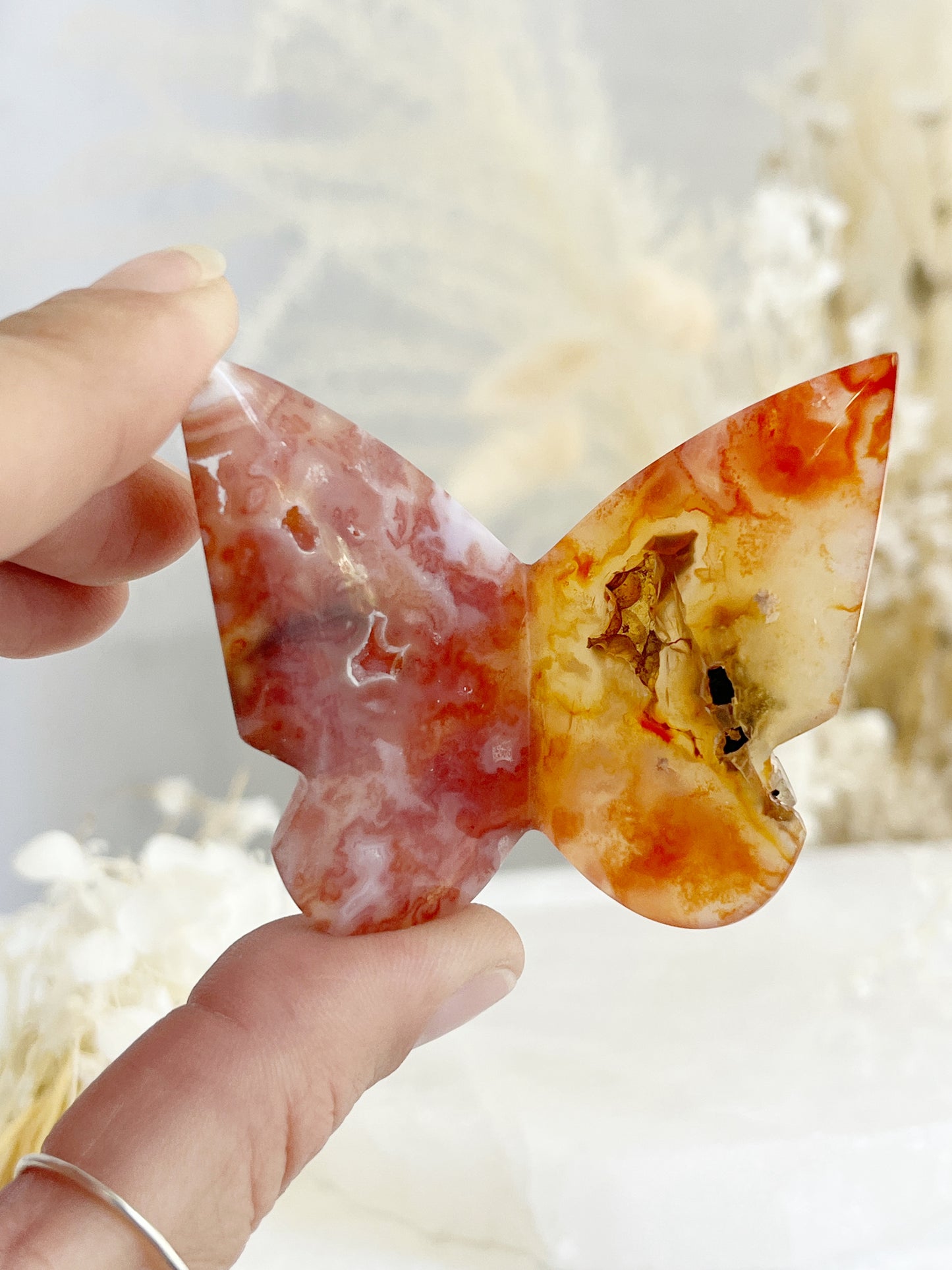 CARNELIAN 3D BUTTERFLY || 32152