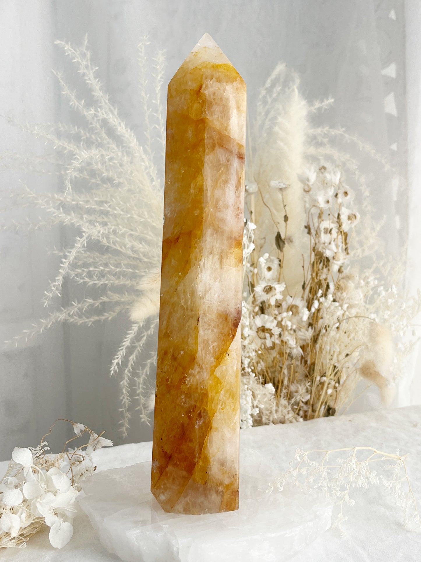 GOLDEN HEALER TOWER GENERATOR, STONED AND SAGED CRYSTALS AUSTRALIA