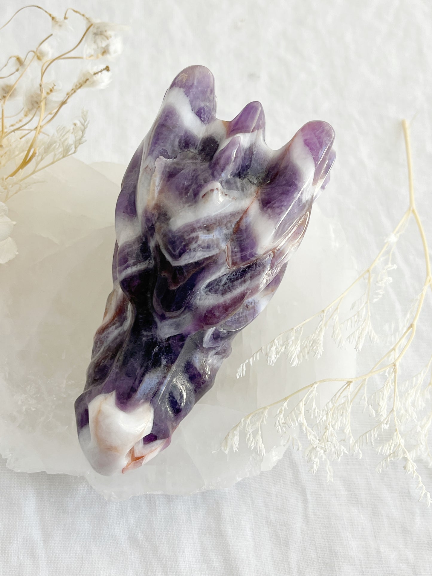 DREAM AMETHYST DRAGON SKULL || 32218