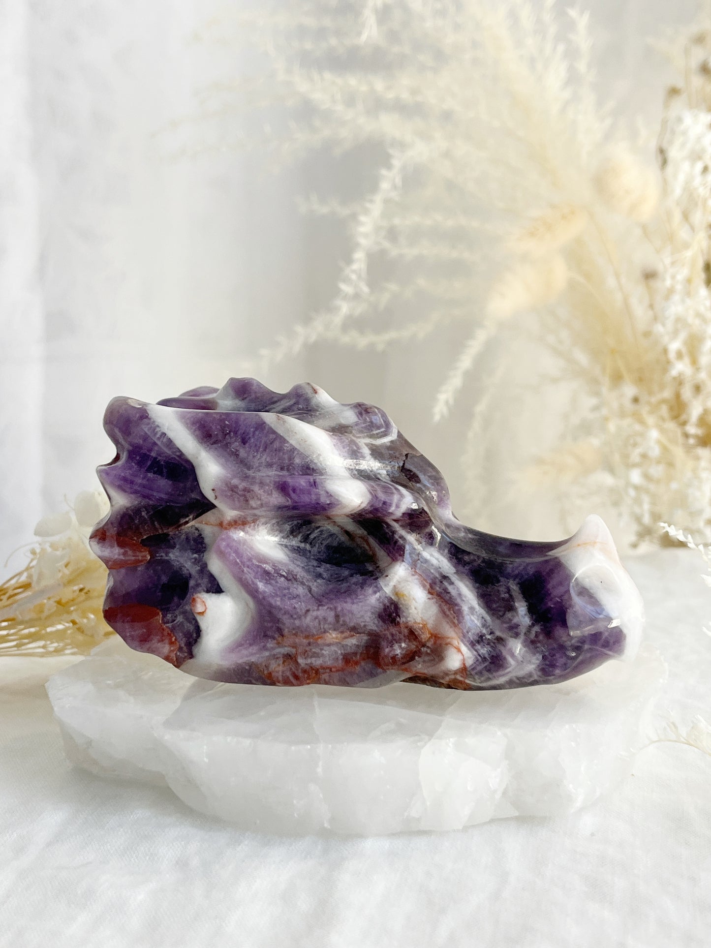DREAM AMETHYST DRAGON SKULL || 32218