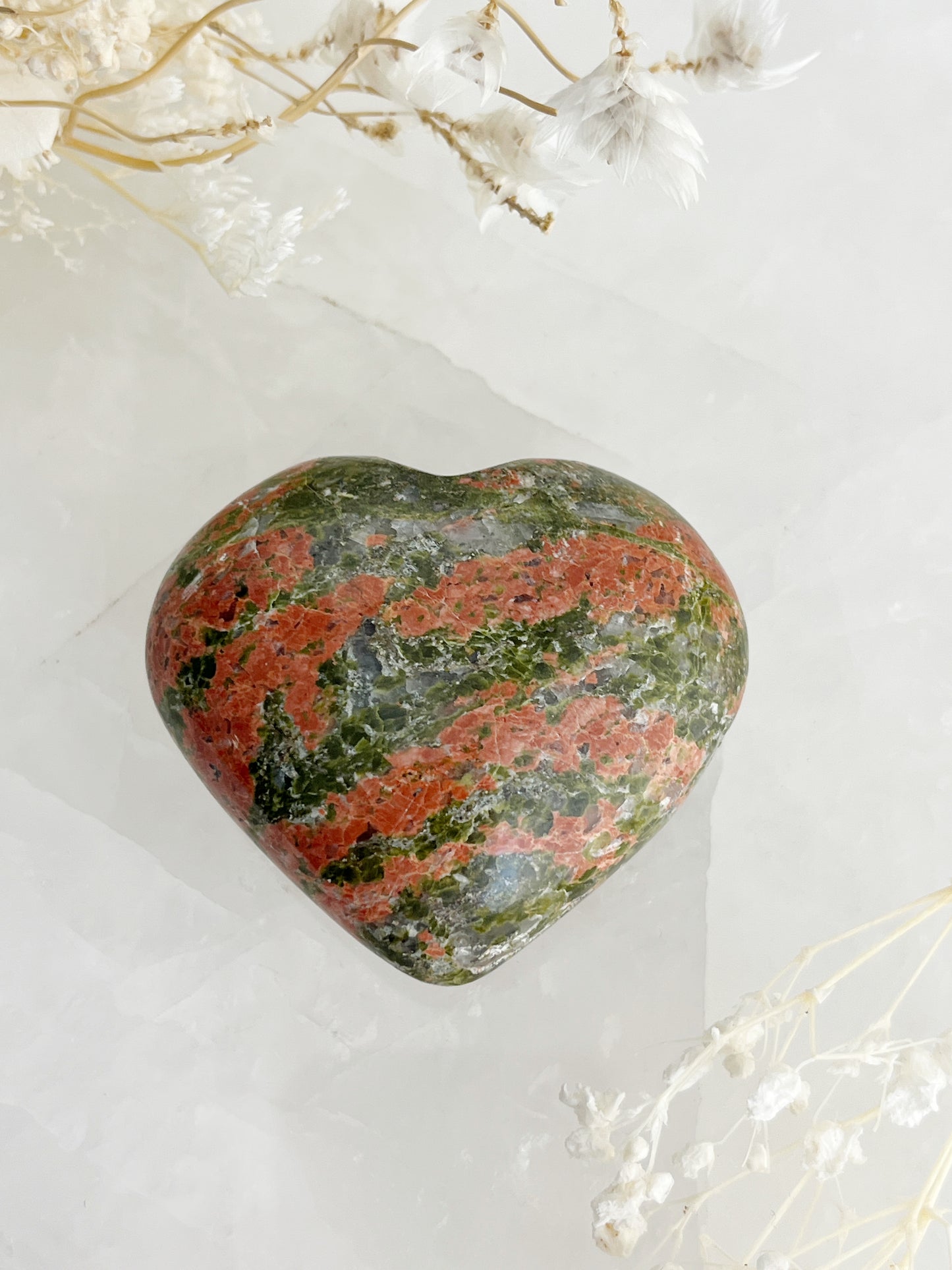 UNAKITE HEART || 32198
