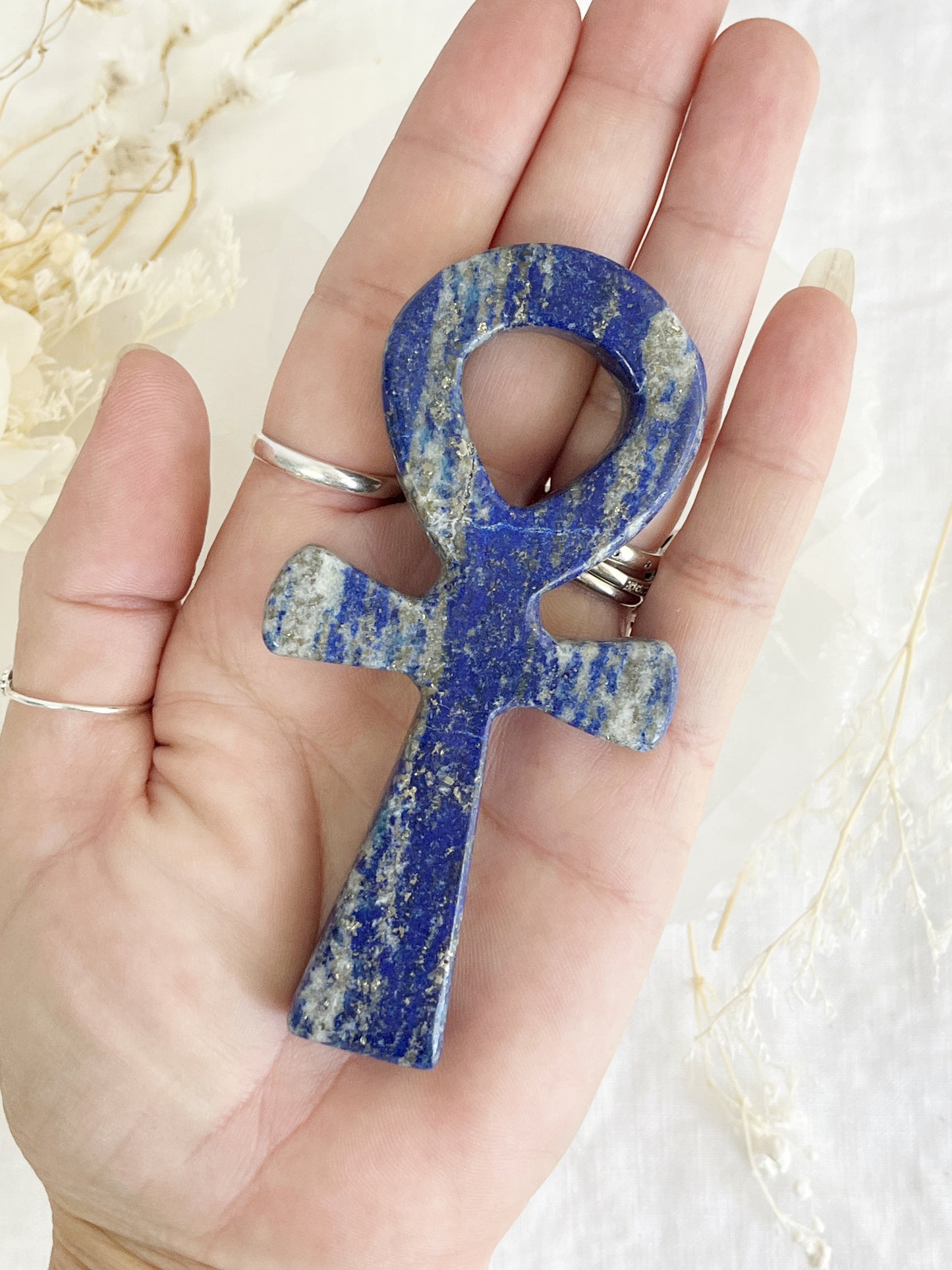 LAPIS LAZULI ANKH || 33032
