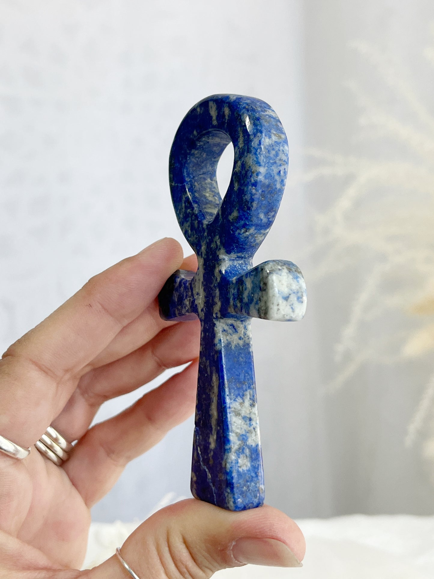 LAPIS LAZULI ANKH || 33034