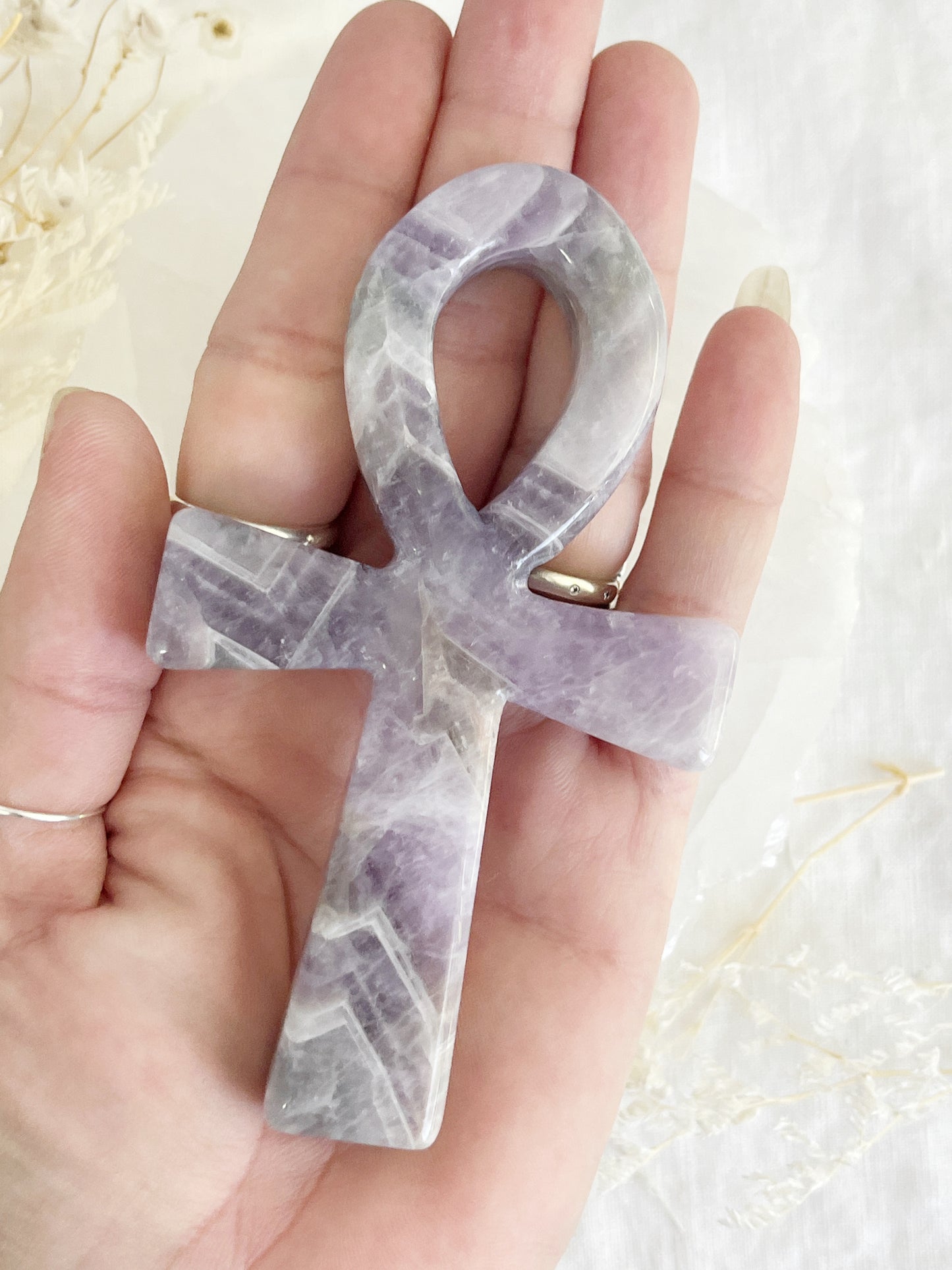 DREAM AMETHYST ANKH || 33044