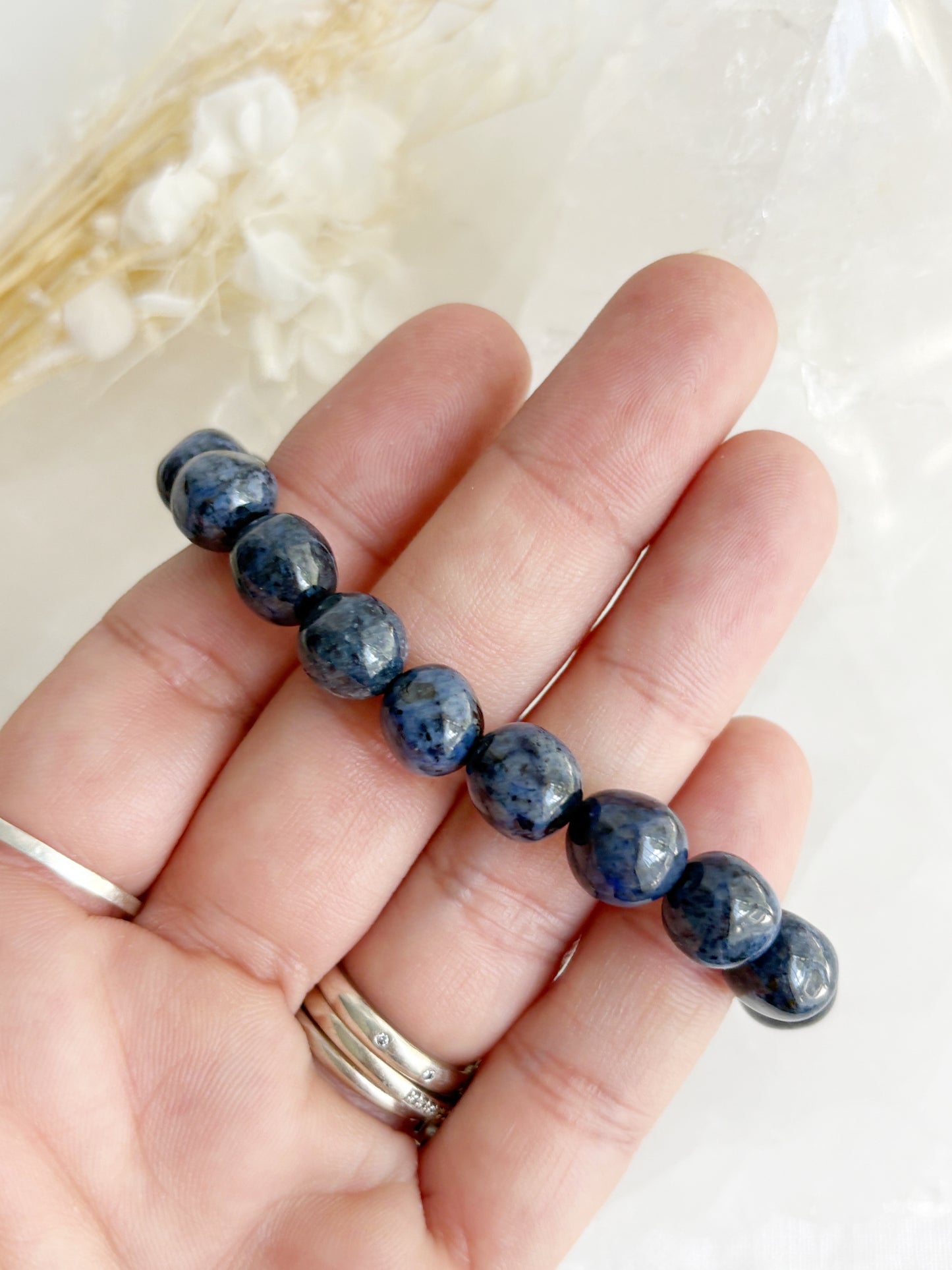 DUMORTIERITE BEAD BRACELET || INTUITIVELY CHOSEN