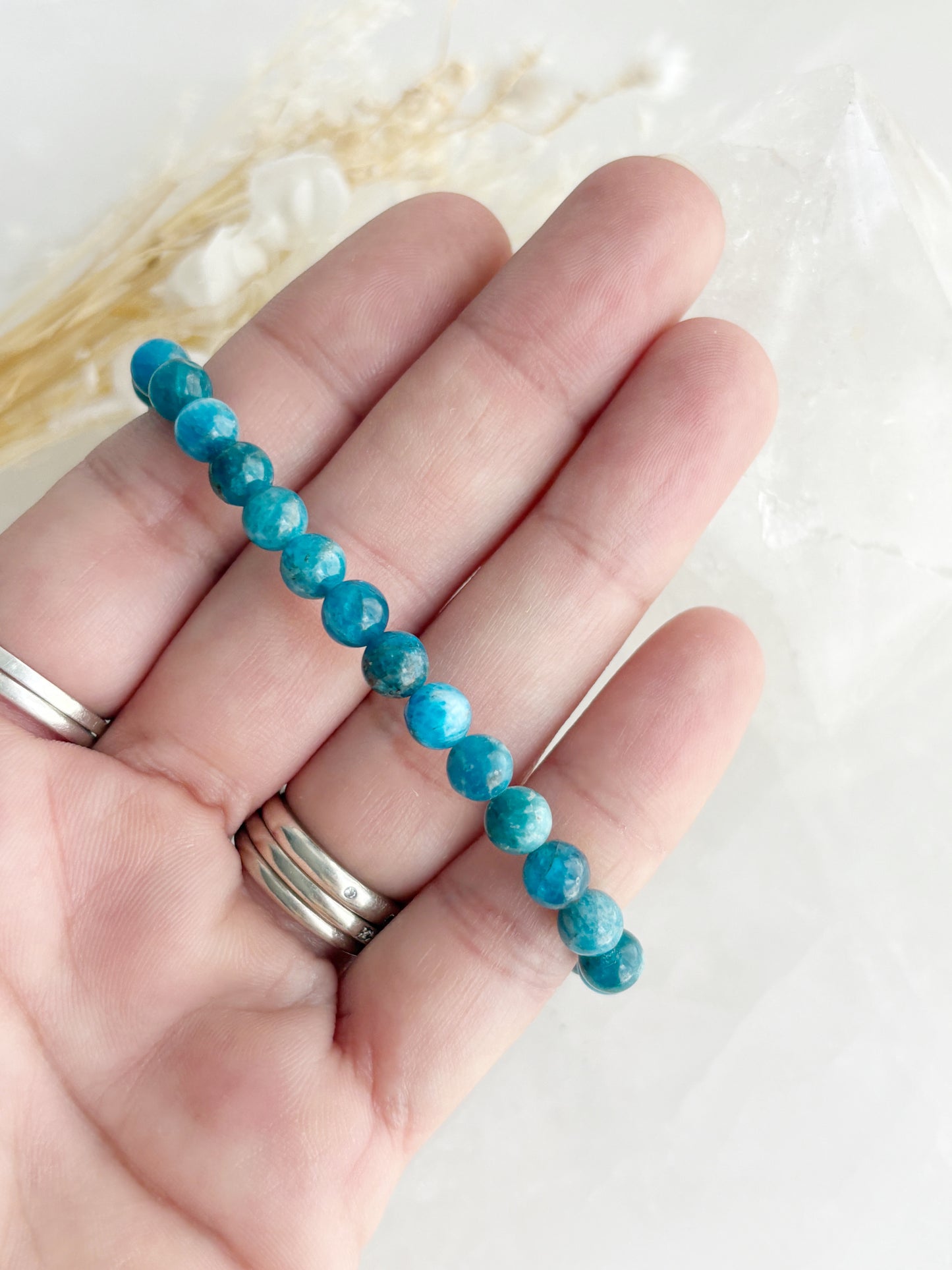 APATITE BEAD BRACELET || 6MM INTUITIVELY CHOSEN