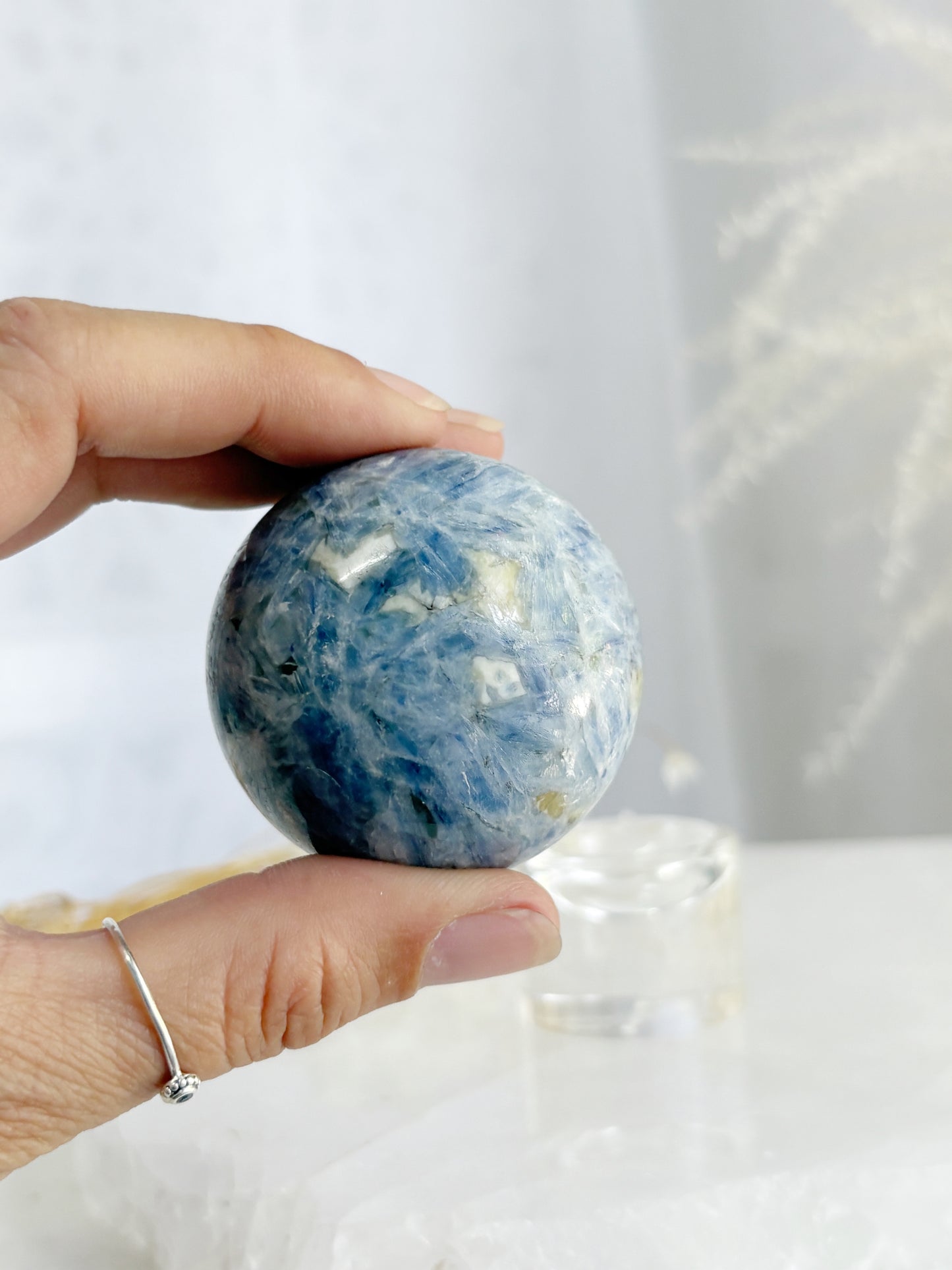 BLUE KYANITE SPHERE || BKS03
