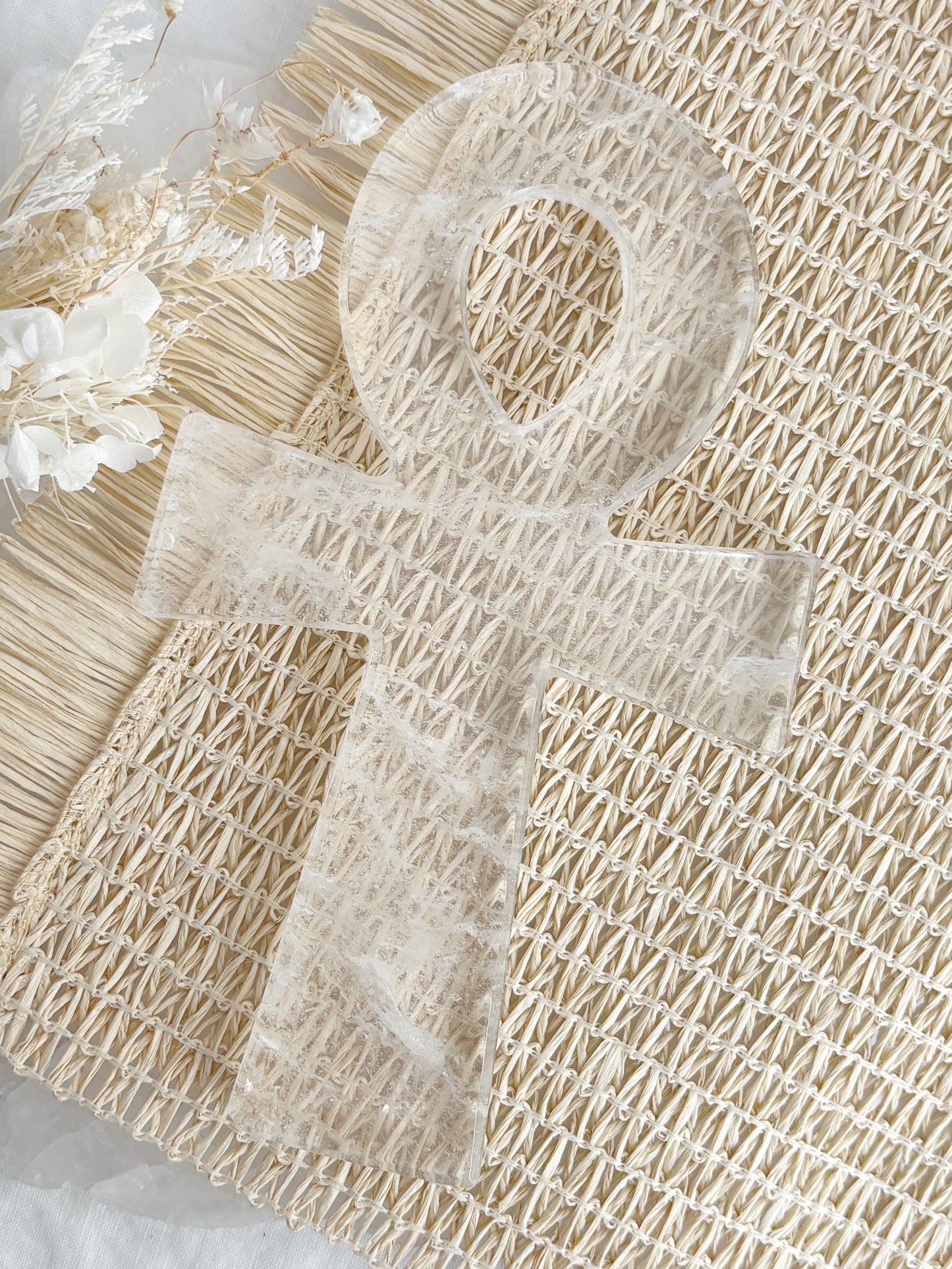 CLEAR QUARTZ ANKH || CQA02