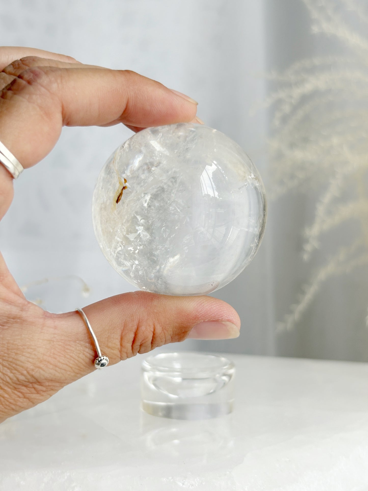 CLEAR QUARTZ SPHERE || CQS02