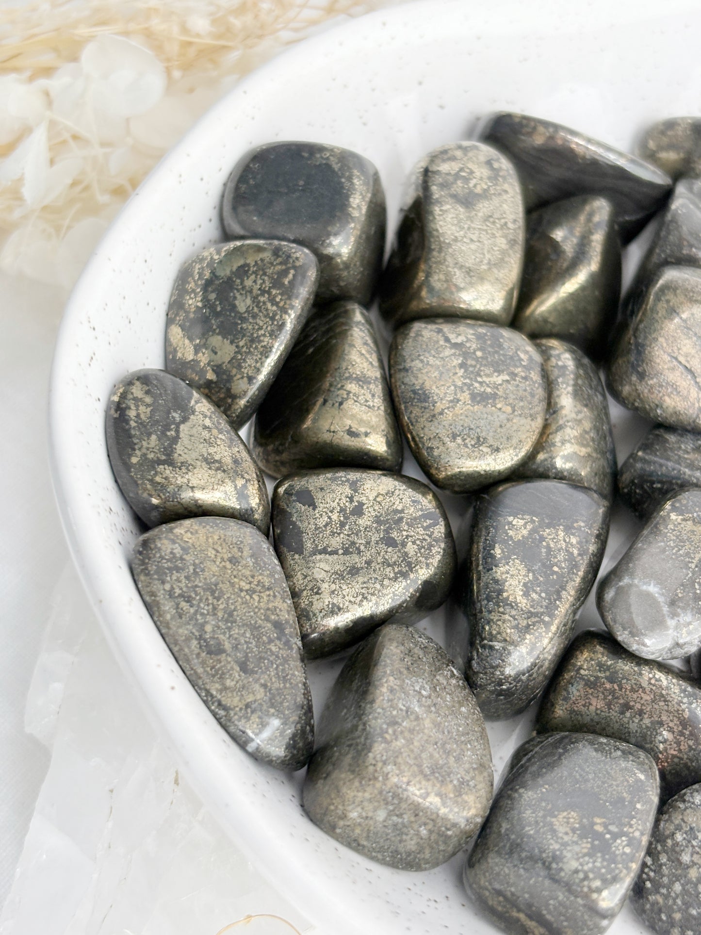 HEALERS GOLD TUMBLE || PYRITE & MAGNETITE