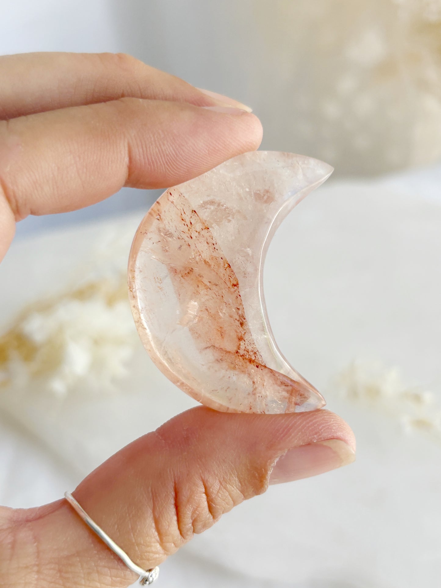 FIRE QUARTZ PUFFY MOON || FQPM03