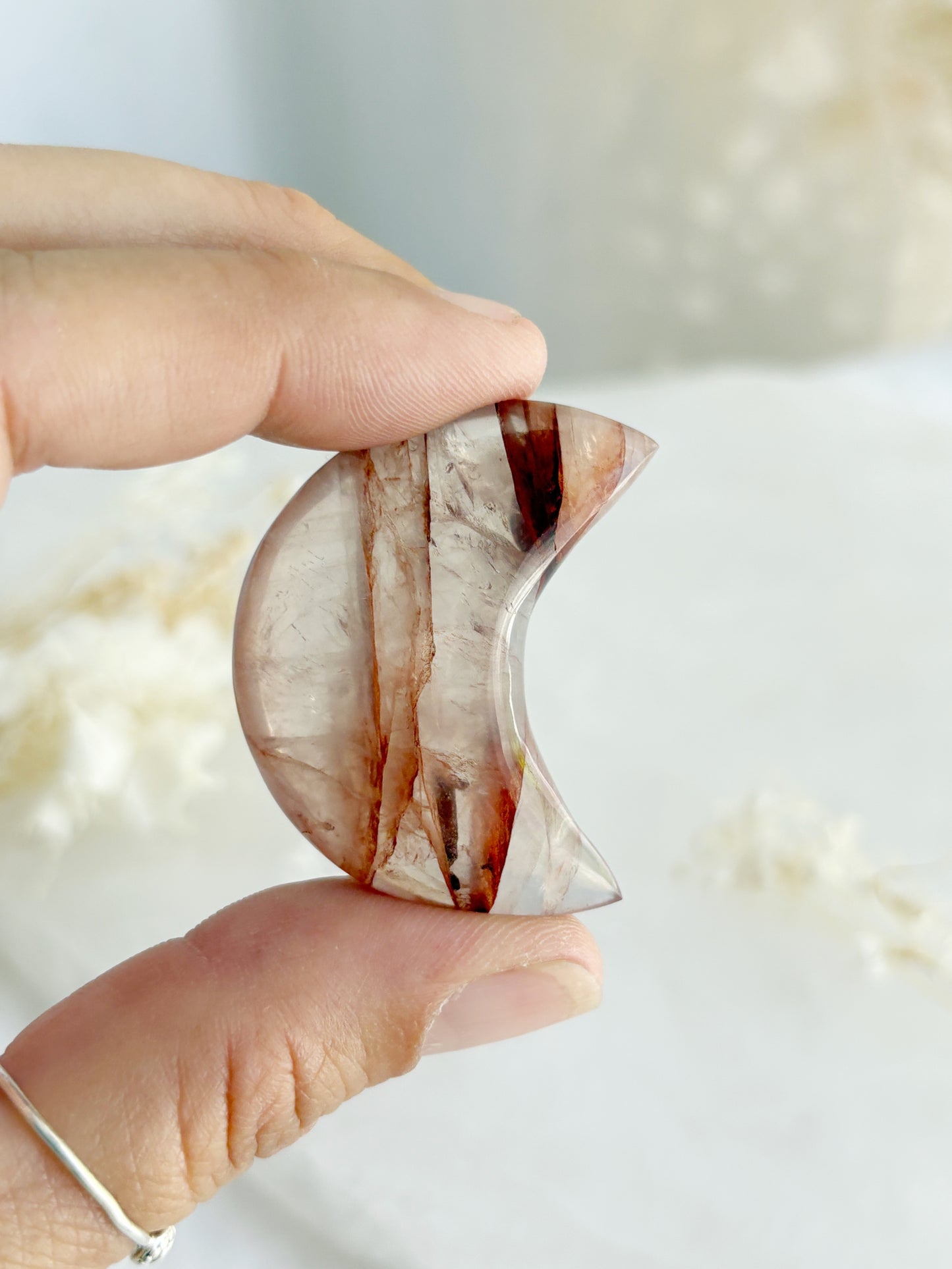 FIRE QUARTZ PUFFY MOON || FQPM01