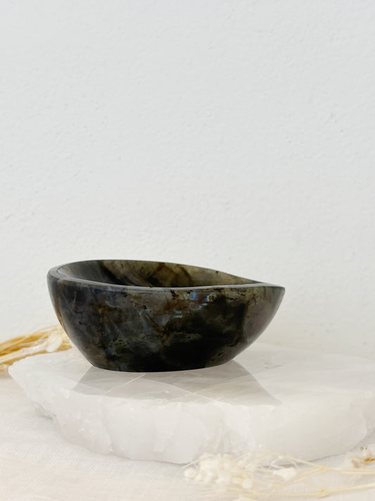 LABRADORITE TRINKET BOWL || LABB05
