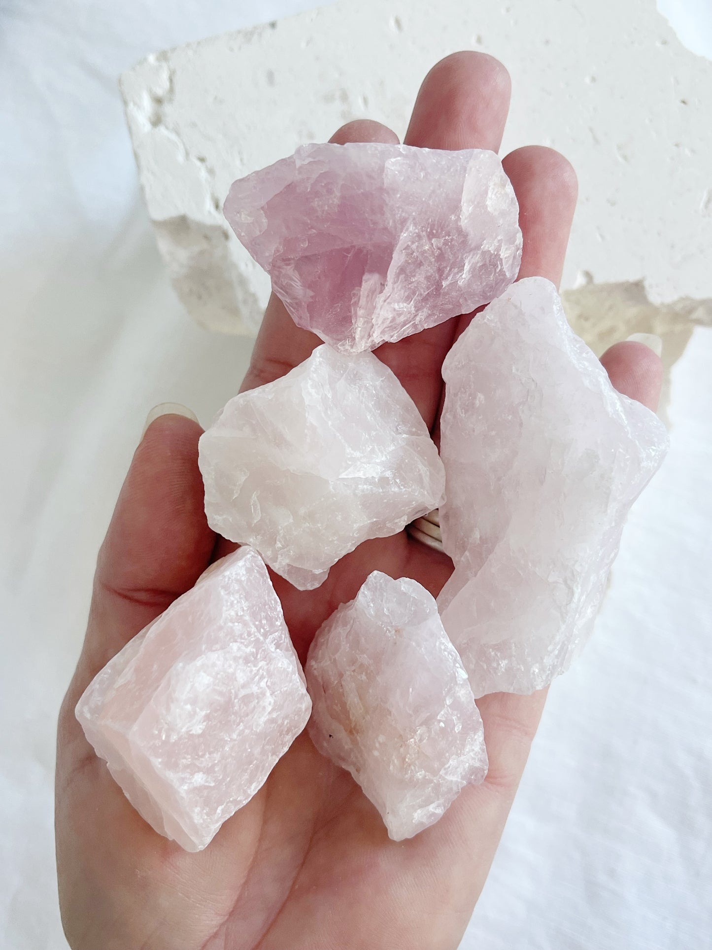 ROSE QUARTZ ROUGH || INTUITIVELY CHOSEN