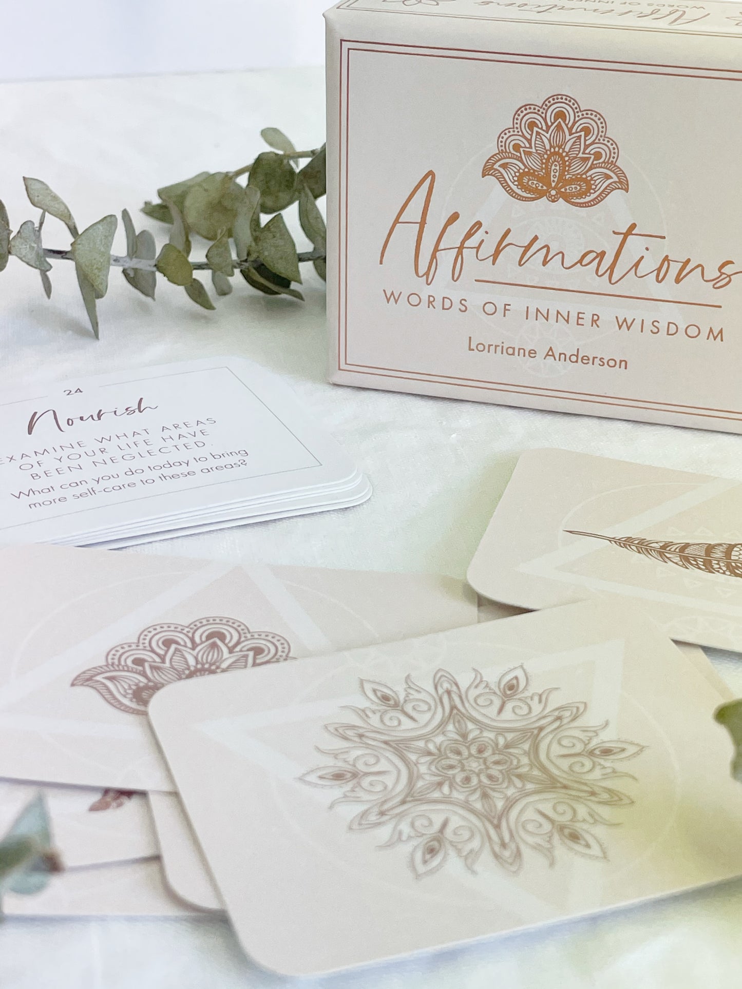 AFFIRMATIONS WORDS OF INNER WISDOM MINI AFFIRMATION DECK LORRIANE ANDERSON