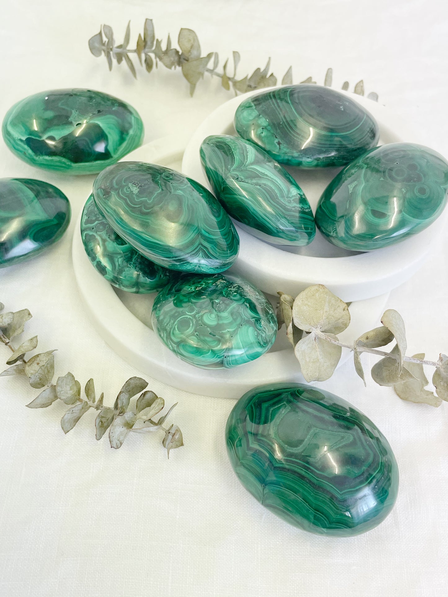 MALACHITE PALMSTONE | INTUITIVELY CHOSEN