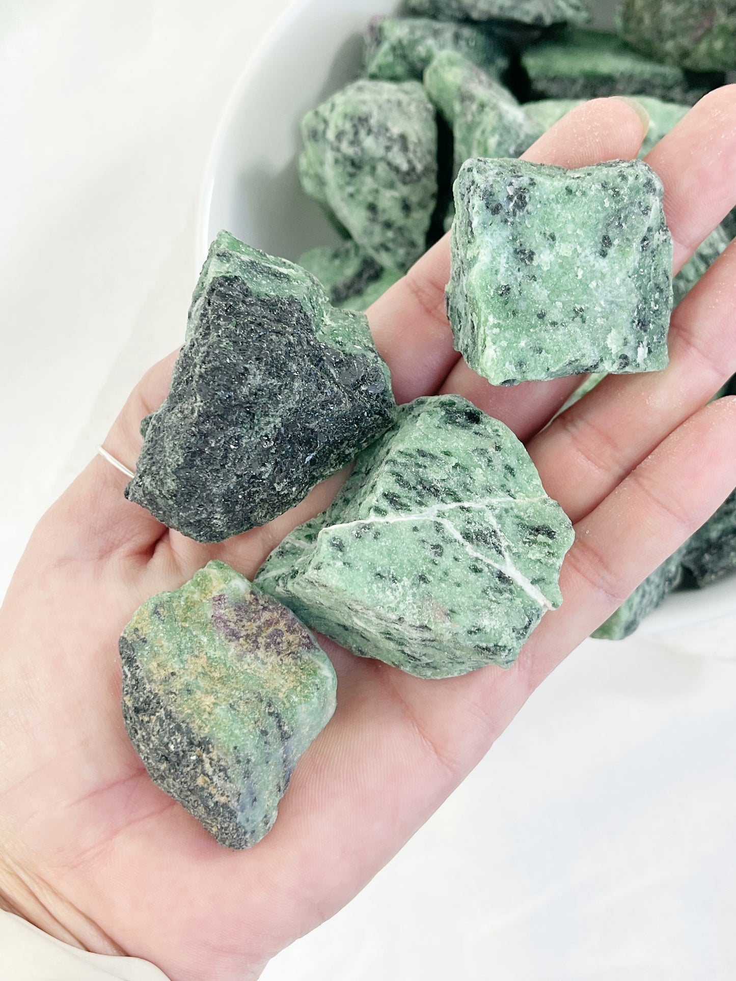 RUBY ZOISITE ROUGH | INTUITIVELY CHOSEN