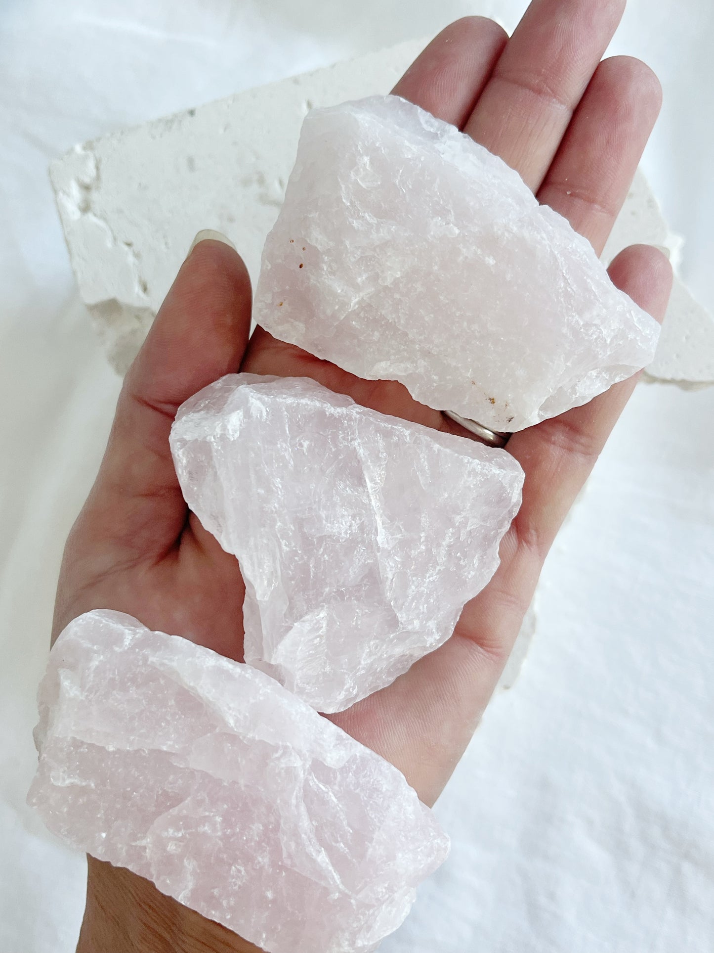 ROSE QUARTZ ROUGH || INTUITIVELY CHOSEN