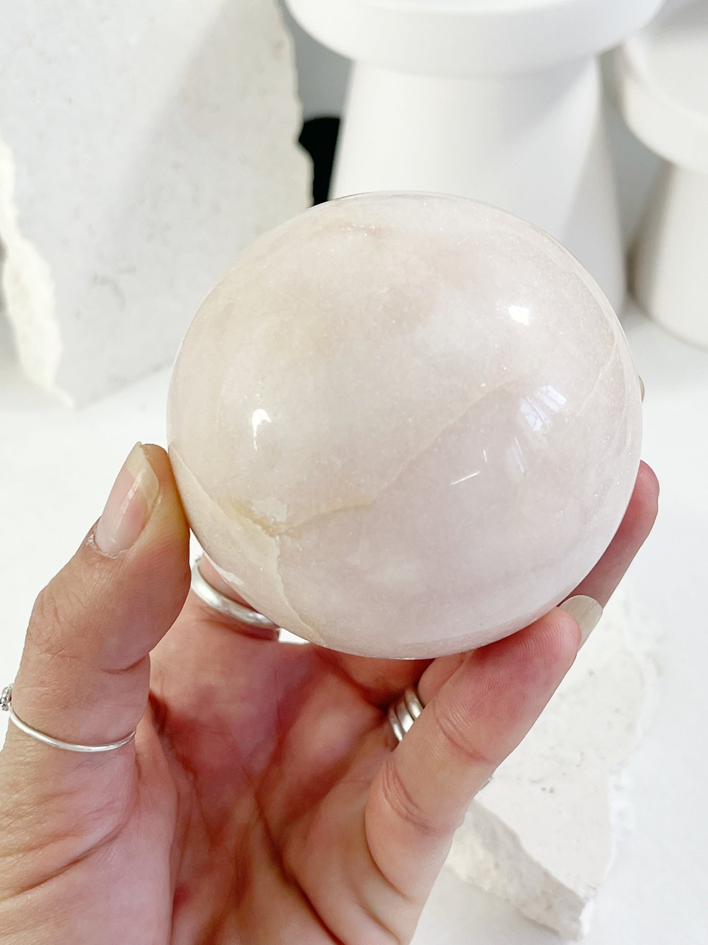 PINK AMETHYST SPHERE