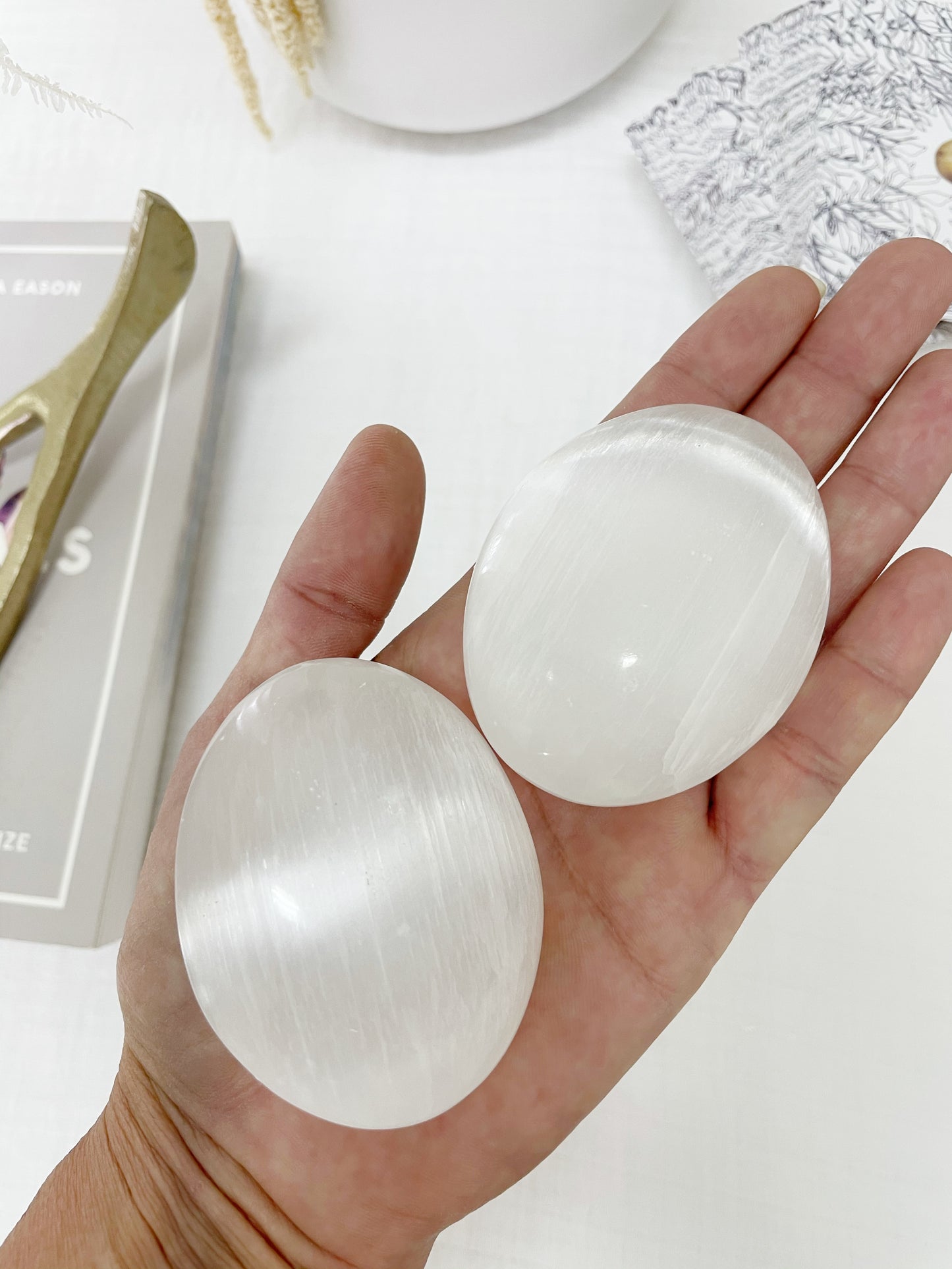 SELENITE PALMSTONE