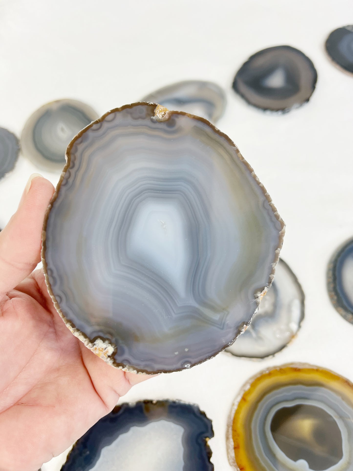AGATE SLICE STONED AND SAGED CRYSTAL SHOP AUSTRALIA