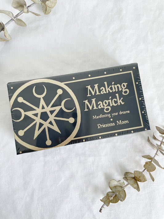 MAKING MAGICK, MINI AFFIRMATION DECK, PRIESTESS MOON, STONED AND SAGED AUSTRALIA
