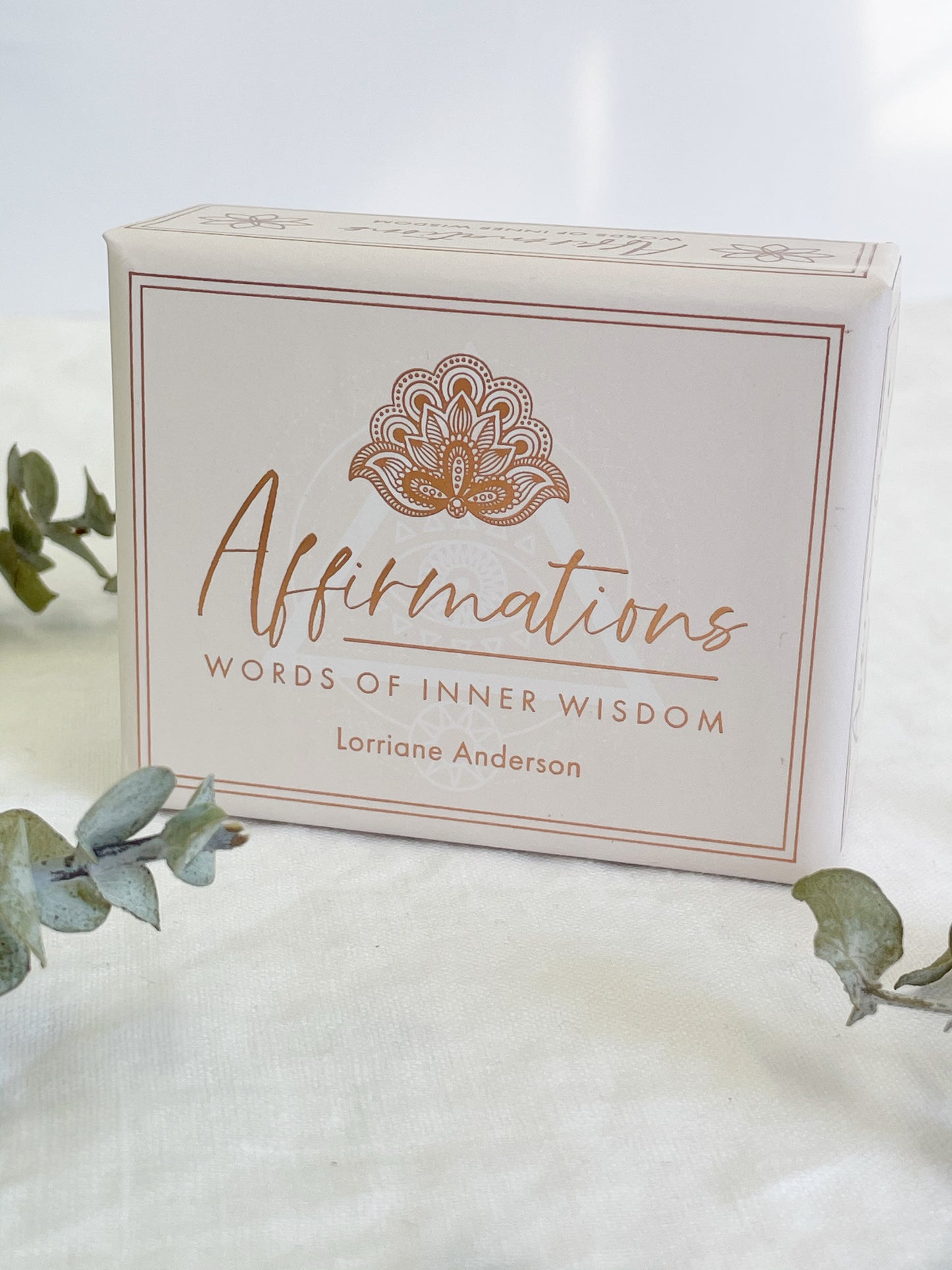 AFFIRMATIONS WORDS OF INNER WISDOM MINI AFFIRMATION DECK LORRIANE ANDERSON