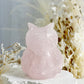 ROSE QUARTZ OWL || 31750