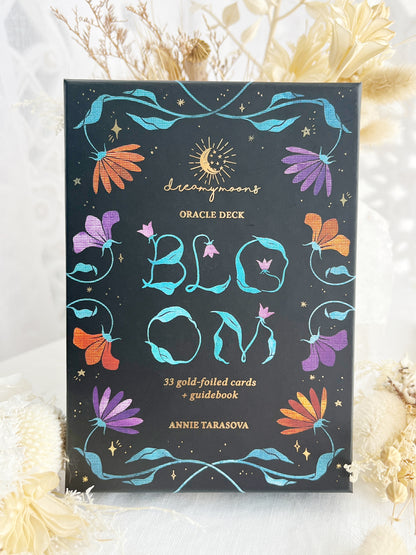 DREAMY MOONS BLOOM ORACLE DECK STONED AND SAGED AUSTRALIA