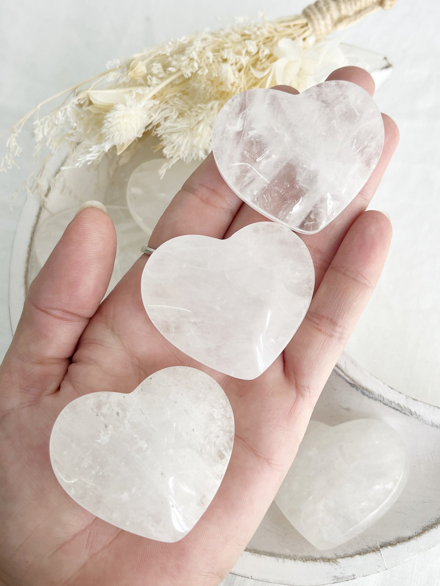 CLEAR QUARTZ HEART || INTUITIVELY CHOSEN