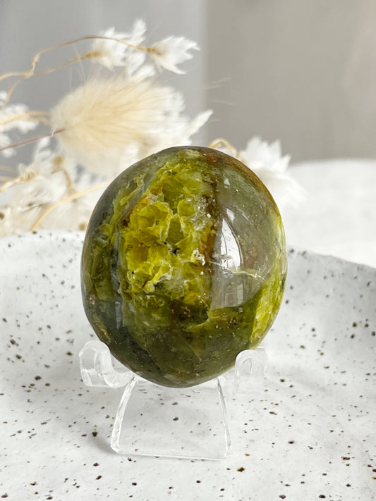 GREEN OPAL PALMSTONE || 31504