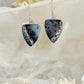 DENDRIC AGATE EARRINGS STERLING SILVER. STONED AND SAGED AUSTRALIA