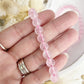 ROSE QUARTZ BEAD BRACELET | 8MM