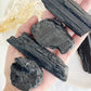 BLACK TOURMALINE ROUGH || INTUITIVELY CHOSEN
