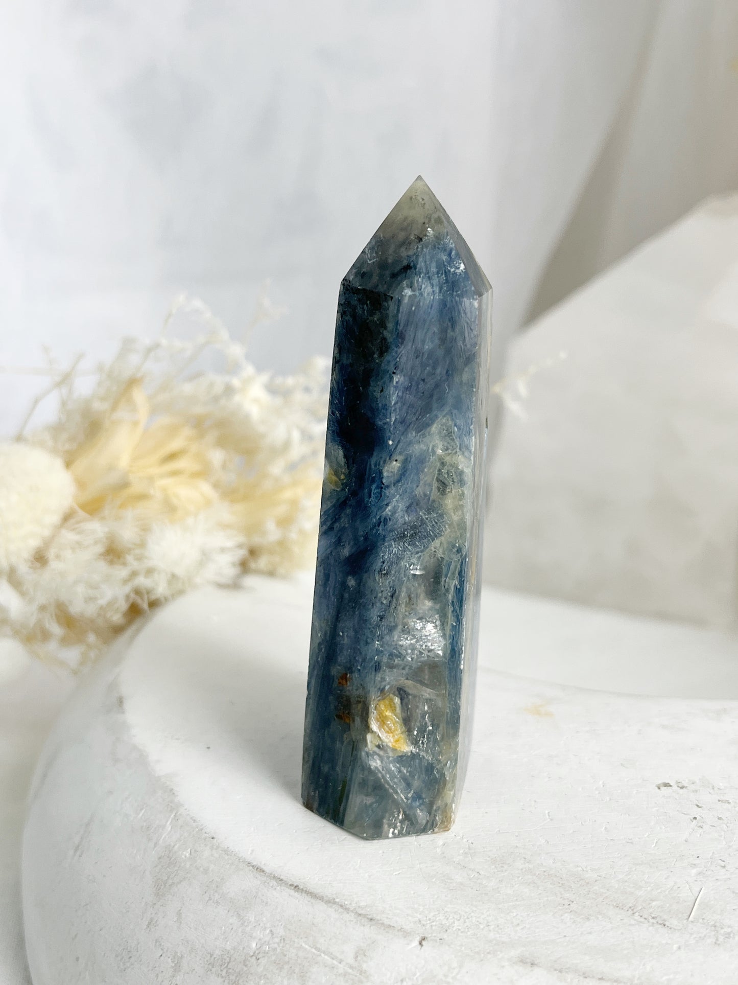 BLUE KYANITE GENERATOR. STONED AND SAGED AUSTRALIA.