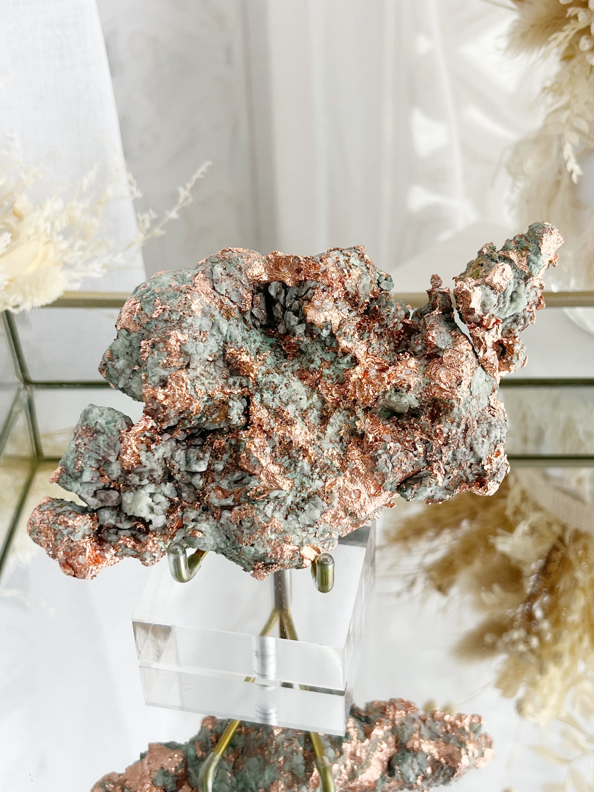 NATIVE MICHIGAN COPPER SPECIMEN, STONED AND SAGED AUSTRALIA