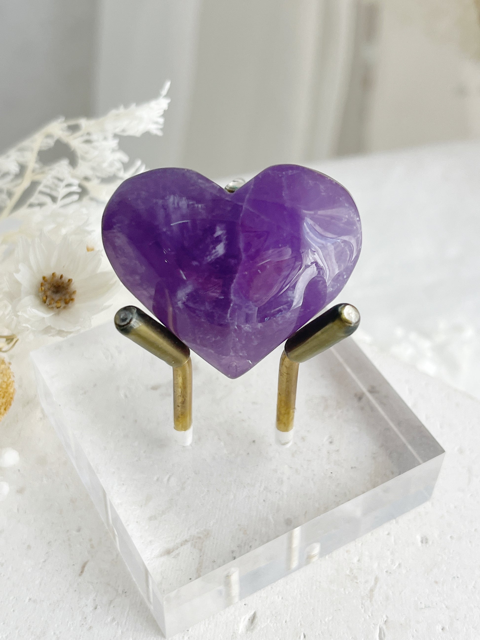 AMETHYST HEART. STONED AND SAGED AUSTRALIA.