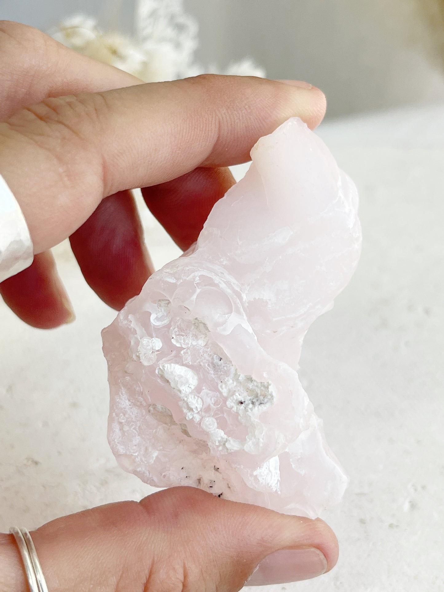 PINK CHALCEDONY SPECIMEN || 31465