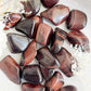 RED TIGERS EYE TUMBLE, STONED AND SAGED AUSTRALIA