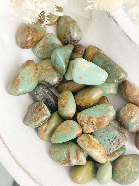 TURQUOISE TUMBLE, STONED AND SAGED AUSTRALIA