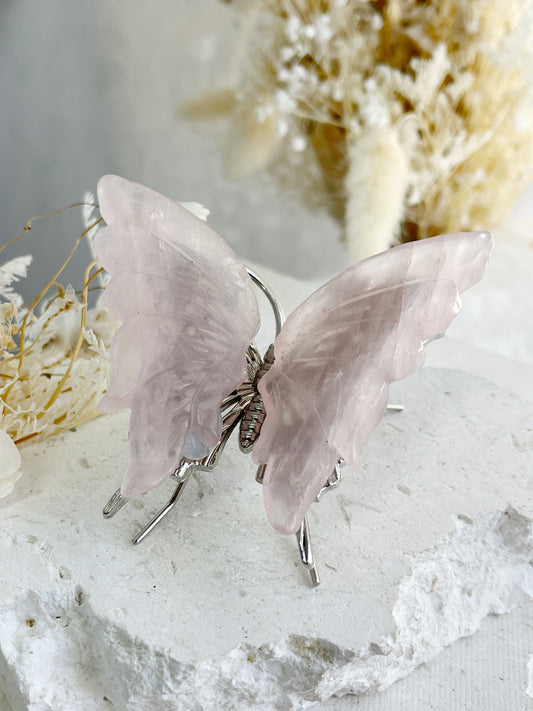 FLOWER AGATE CRYSTAL BUTTERFLY AUSTRALIA SELF GROWTH TRANSFORMATION LOVE HEALING STONED AND SAGED