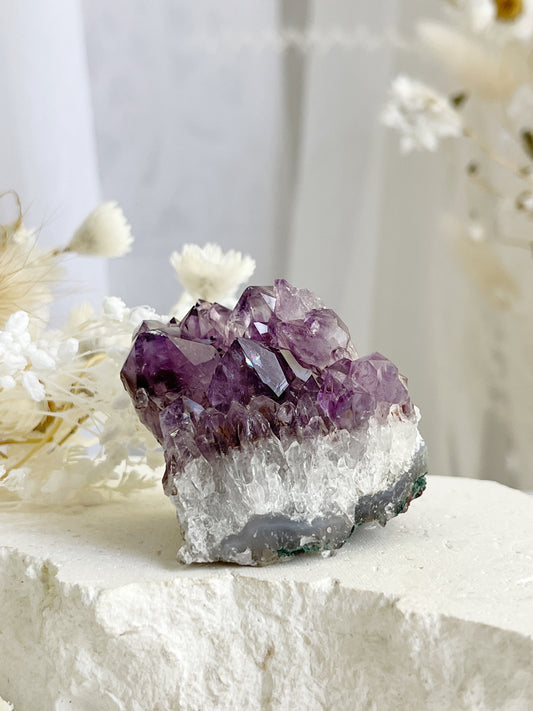 AMETHYST CLUSTER. STONED AND SAGED AUSTRALIA.