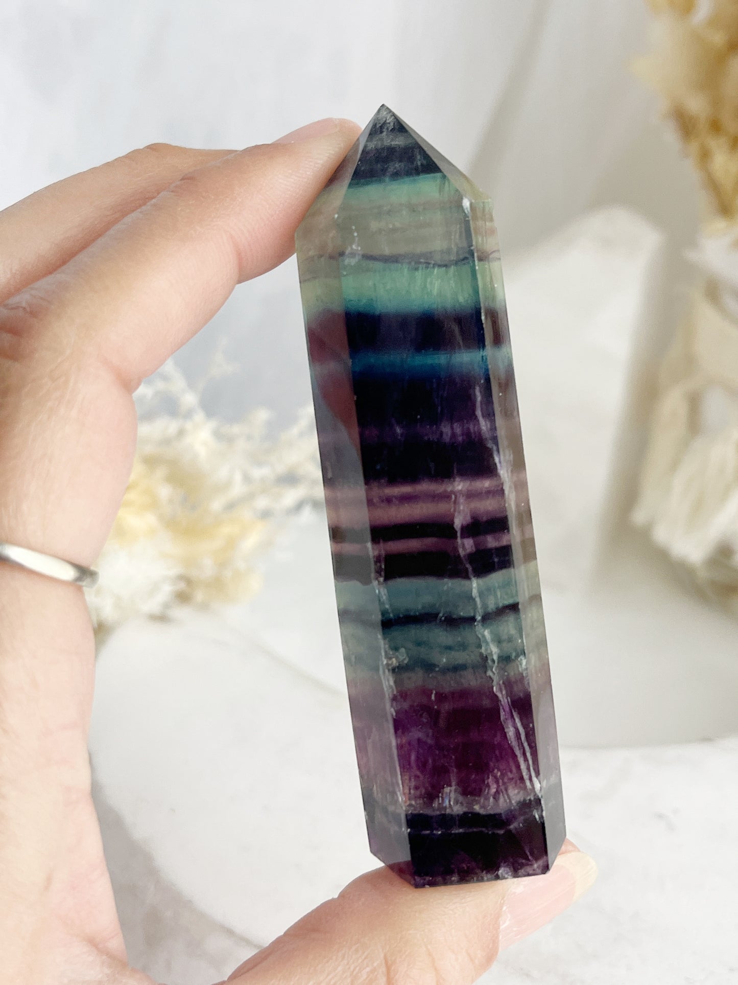 RAINBOW FLUORITE GENERATOR. STONED AND SAGED AUSTRALIA