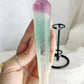 RAINBOW FLUORITE WAND, STONED AND SAGED AUSTRALIA