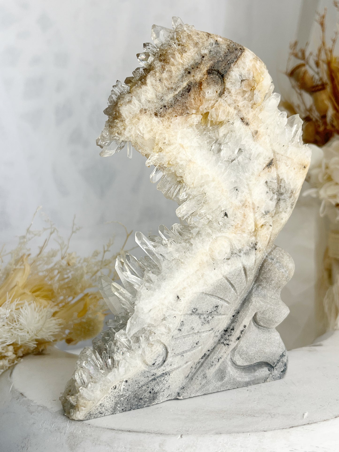 QUARTZ CLUSTER FAIRY, STONED AND SAGED AUSTRLIA