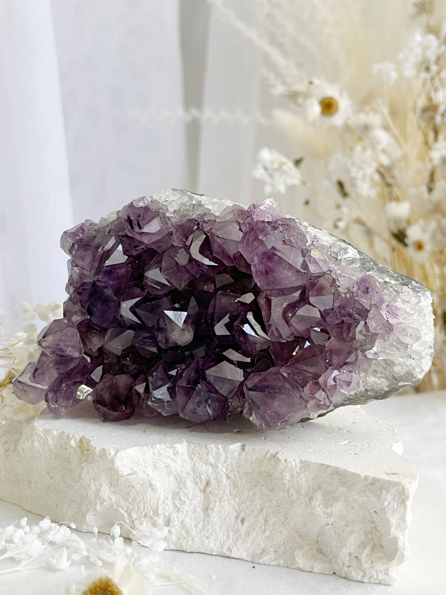 AMETHYST CLUSTER. STONED AND SAGED AUSTRALIA.