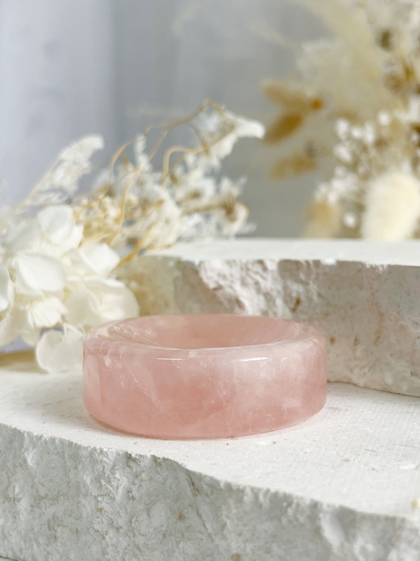 ROSE QUARTZ MINI DISH || 31770