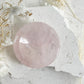 ROSE QUARTZ CRYSTAL BOWL MINI TRINKET DISH TRAY SPHERE HOLDER STAND AUSTRALIA SELF LOVE LOVE COMPASSION STONED AND SAGED 