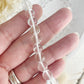 CLEAR QUARTZ  BEAD BRACELET | 8MM